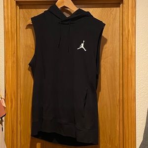 Jordan Sleeveless Hoodie, Size L, Large #thrift